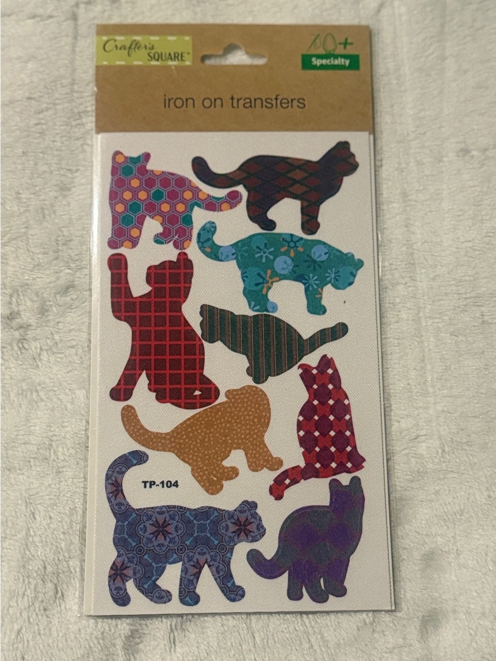 💜 Crafters Square Cat Iron-On Transfers - Discontinued